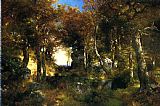 The Woodland Pool by Thomas Moran